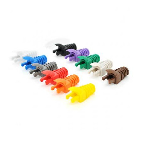 Ковпачок конектора RJ-45 White Cat.5/Cat.6 (100 шт/уп.) Merlion (CPRJ45ML-WH-CAT5/6)