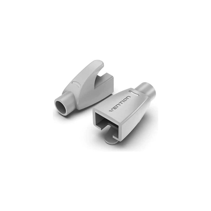 Ковпачок конектора RJ45 Strain Relief Boots Gray PVC Type 100 Pack Vention (IODH0-100)