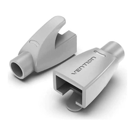 Ковпачок конектора RJ45 Strain Relief Boots Gray PVC Type 100 Pack Vention (IODH0-100)