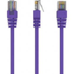 Патч-корд 0.5м, UTP, cat.5e, CCA, violet Cablexpert (PP12-0.5M/V)