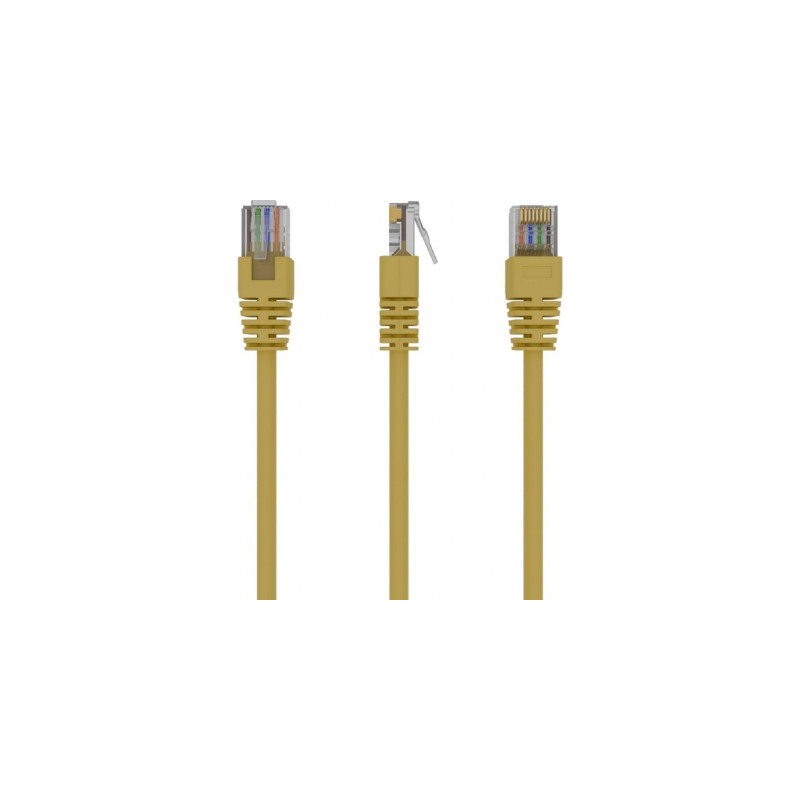 Патч-корд 3м UTP cat 5е CCA Cablexpert (PP12-3M/Y)