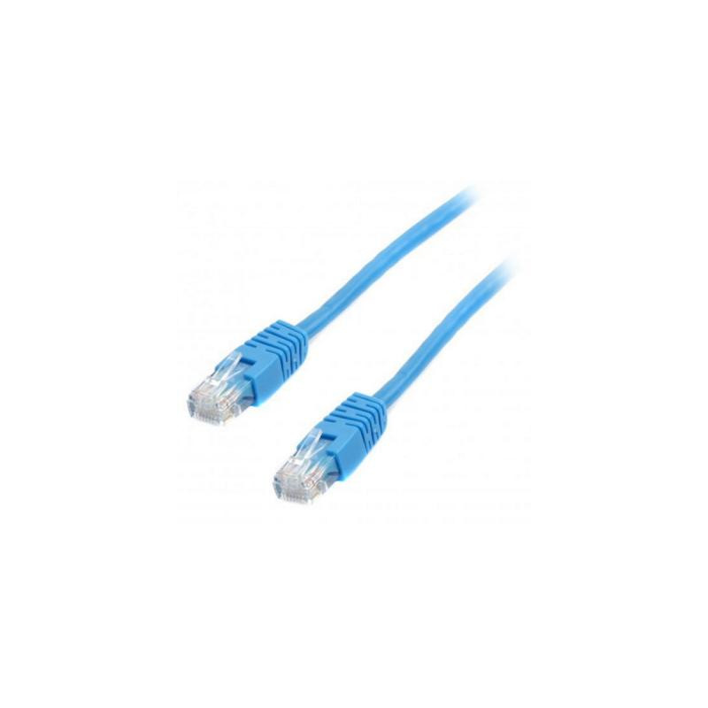 Патч-корд 0.25м UTP cat 6 CCA blue Cablexpert (PP6U-0.25M/B)