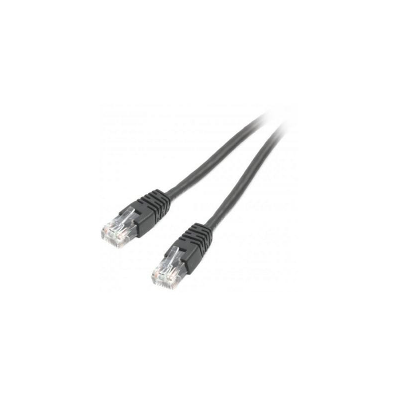 Патч-корд 0.5м UTP cat 6 CCA black Cablexpert (PP6U-0.5M/BK)