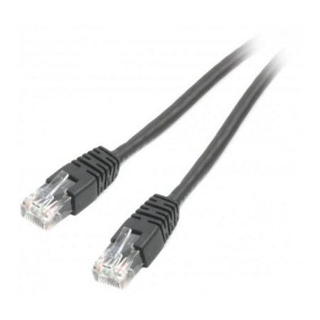 Патч-корд 0.5м UTP cat 6 CCA black Cablexpert (PP6U-0.5M/BK)