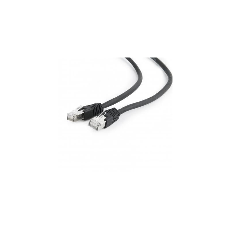 Патч-корд 1м FTP cat 6 Cablexpert (PP6-1M/BK)