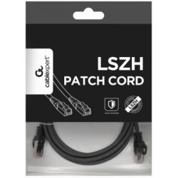 Патч-корд 2м S/FTP Cat 6A CU LSZH black Cablexpert (PP6A-LSZHCU-BK-2M)