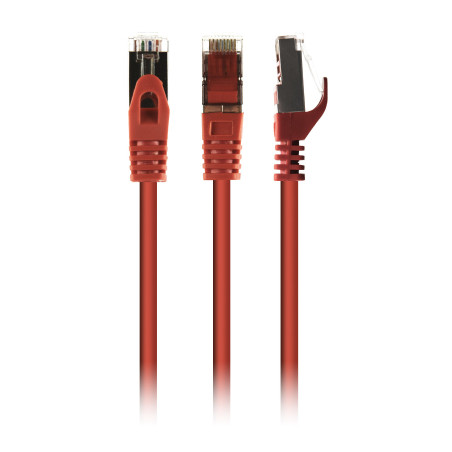 Патч-корд 2м S/FTP Cat 6A CU LSZH red Cablexpert (PP6A-LSZHCU-R-2M)