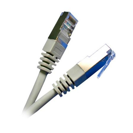 Патч-корд 2м, FTP, cat.5e, CU, 24AWG, grey Kingda (KD-PAFT4200GY)