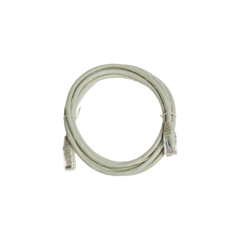 Патч-корд 2м, UTP, cat.6, CU, 24AWG, grey Kingda (KD-PAUT6200GY)