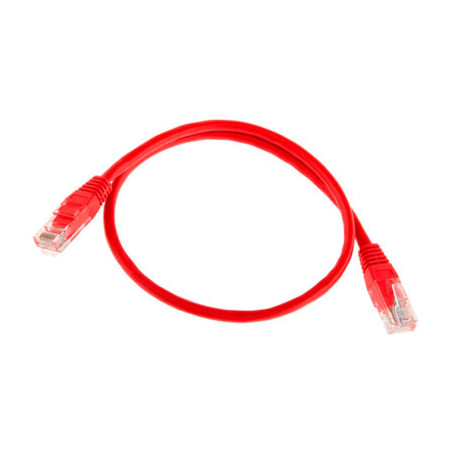 Патч-корд 0.25м, RJ-45, Cat.5e, CU, мідь, червоний Ritar (PCR-CU/0.25Rd / 04263)