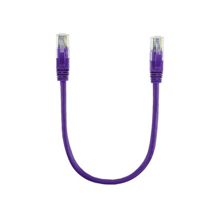 Патч-корд 0.5м, UTP, cat.5e, CU, violet Ritar (PCR-CU/0.5Pe / 14089)