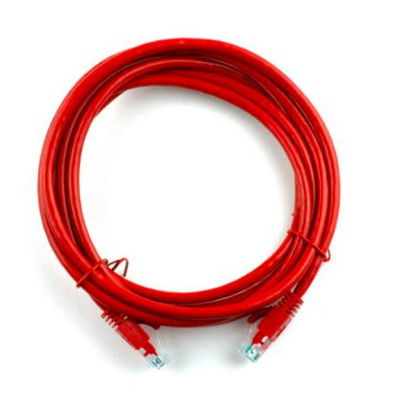 Патч-корд 2м, RJ-45, Cat.5e, CU, мідь, червоний Ritar (PCR-CU/2Rd / 04276)