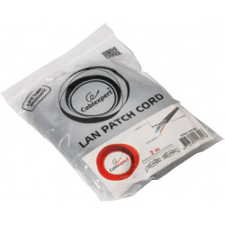 Патч-корд 2м UTP cat 6 CCA black Cablexpert (PP6U-2M/BK)