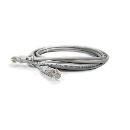 Патч-корд 1м, UTP, cat.5e, CU, 24AWG, grey Kingda (KD-PAUT3100GY)