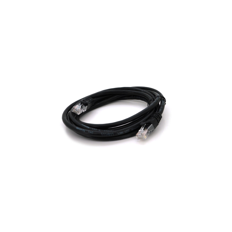 Патч-корд 1м, UTP, Cat.6, RJ45, CU, black Ritar (PCR-CU6/1Bk)