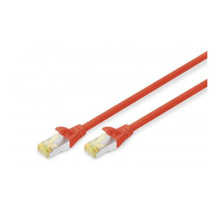 Патч-корд 1м, CAT 6a S-FTP, AWG 26/7, Cu, LSZH, red Digitus (DK-1644-A-010/R)