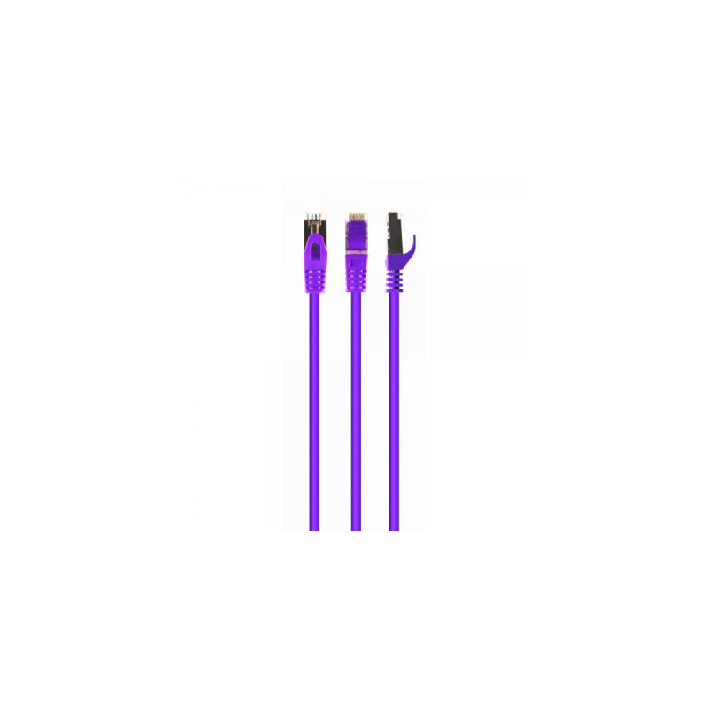 Патч-корд 20м S/FTP Cat 6A CU LSZH violet Cablexpert (PP6A-LSZHCU-V-20M)