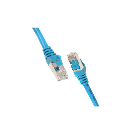 Патч-корд 1м S/FTP Cat 6 CU PVC 26AWG 7/0.16 blue 2E (2E-PC6SFTPCOP-100BL)