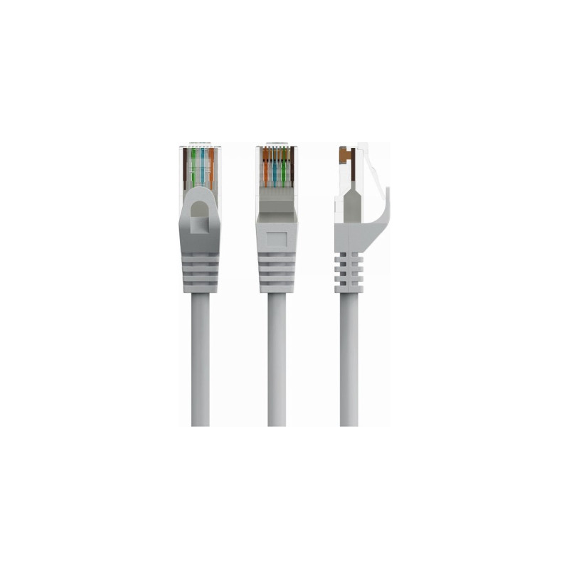 Патч-корд 5м UTP cat 6 CU gray Cablexpert (PP6U-CU-5M)