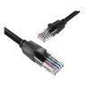 Патч-корд 0.5м, UTP cat 6 RJ-45 black Vention (IBEBD)