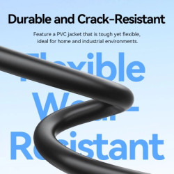 Патч-корд 15м, UTP cat 6 RJ-45 black Vention (IBEBN)