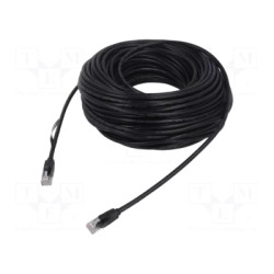 Патч-корд 15м, UTP cat 6 RJ-45 black Vention (IBEBN)