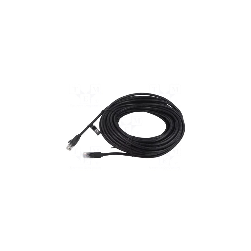 Патч-корд 20м, UTP cat 6 RJ-45 black Vention (IBEBQ)