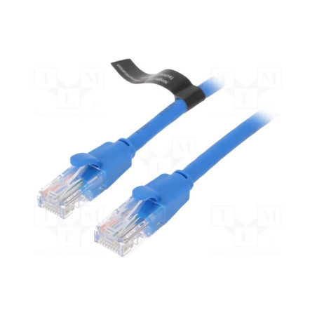 Патч-корд 1м, UTP cat 6 RJ-45 blue Vention (IBELF)