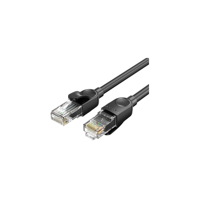 Патч-корд 3м, UTP cat 6 RJ-45 black Vention (IBNBI)
