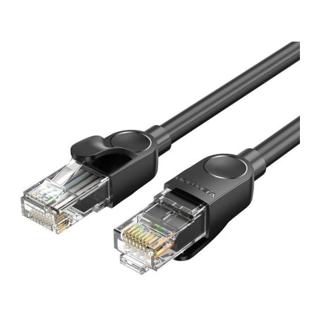 Патч-корд 3м, UTP cat 6 RJ-45 black Vention (IBNBI)