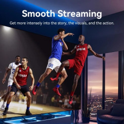 Патч-корд 3м, S/FTP cat 8 RJ-45 black Vention (IKABI)