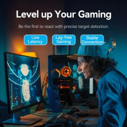 Патч-корд 8м, S/FTP cat 8 RJ-45 black Vention (IKKBK)