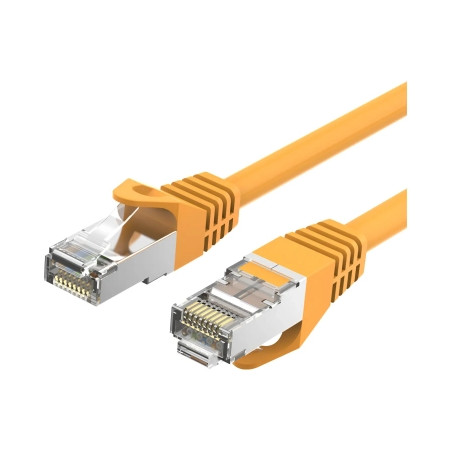 Патч-корд 0.3м, RJ-45 cat 6a S/FTP yellow Vention (VPC6SSTP-Y030)