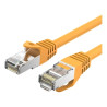 Патч-корд 0.3м, RJ-45 cat 6a S/FTP yellow Vention (VPC6SSTP-Y030)
