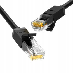 Патч-корд 3м, U/UTP Cat 6 CCA Lan Cable NW102 Black Ugreen (20161)