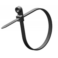 Стяжка 200мм/5.0мм під дюбель, чорна, 100 шт Ritar (CTКR-B5200 / 15651)