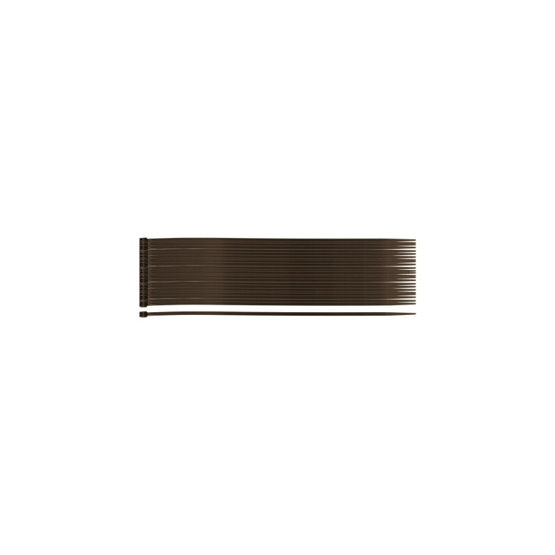 Стяжка Neo Tools 50шт, пластик, 2.5х200мм, коричнева (15-976)