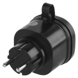 Розумна розетка WIFI P5534 GoSmart, ZigBee 3.0, IP44 EMOS (P5534)