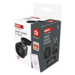 Розумна розетка WIFI P5534 GoSmart, ZigBee 3.0, IP44 EMOS (P5534)