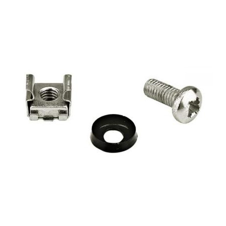 Кріплення для 19" обладнання (гвинт M6, гайка, шайба) 10 шт. Zpas (T1Z-00-0002)