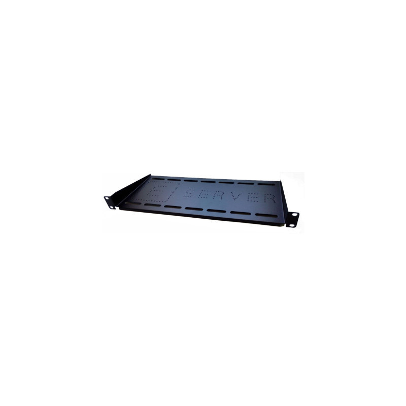 Полка 19" Eserver 1U глуб. 250мм, консольная, черный (PK-1U-250-B)