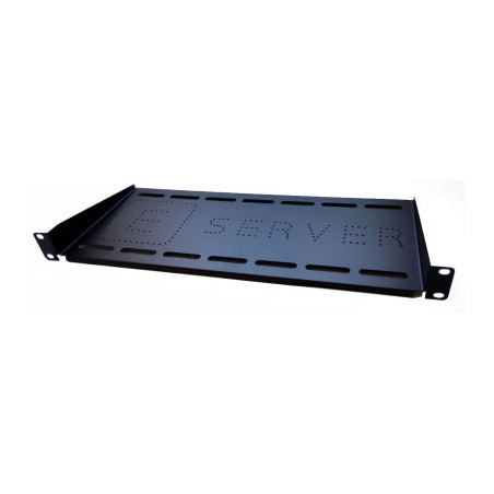 Полка 19" Eserver 1U глуб. 250мм, консольная, черный (PK-1U-250-B)