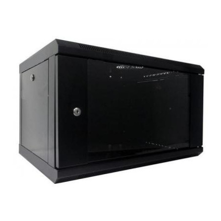 Шафа настінна Hypernet 6U 19" 600x600 (WMNC66-6U-FLAT-BLACK)
