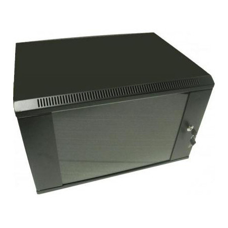 Шафа настінна Hypernet 9U 19" 600x600 (WMNC66-9U-FLAT-BLACK)