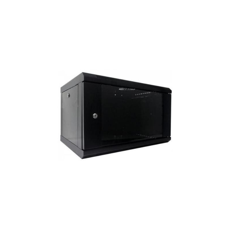 Шафа настінна Hypernet 4U 19" 600x300 (WMNC-30-4U-FLAT-BLACK)