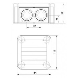 Розподільча коробка OBO OBO Т60 (00524)