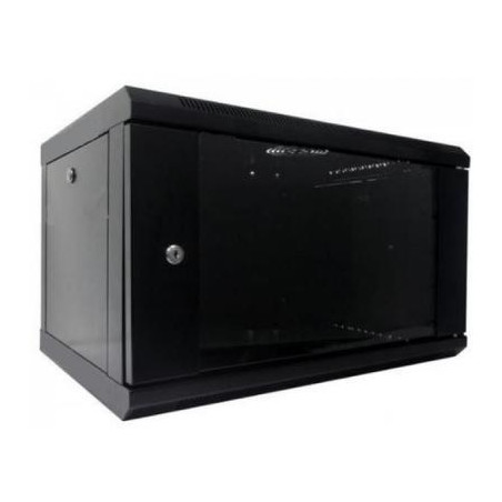 Шафа настінна Hypernet 6U 19" 600x450 (WMNC-6U-FLAT-BLACK)