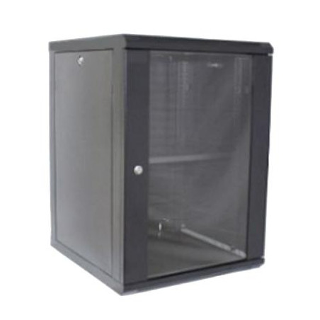 Шафа настінна Hypernet 15U 19" 600x450 (WMNC-15U-FLAT-BLACK)