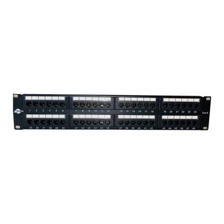 Патч-панель Atcom 19" 48 портов UTP cat.6 (P6048)