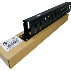 Кабельний організатор Atcom 19" 1U гребінчатий, цільнометалевий (P0001)